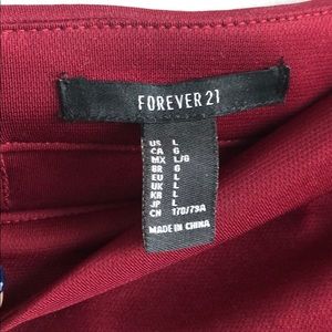 Forever 21 Skirts - Burgundy Skater Skirt Forever 21 Skirts - Burgundy Skater Skirt